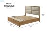 Picture of BRYDEN  Solid Wood Bed Frame with Storage Drawers  - King Size