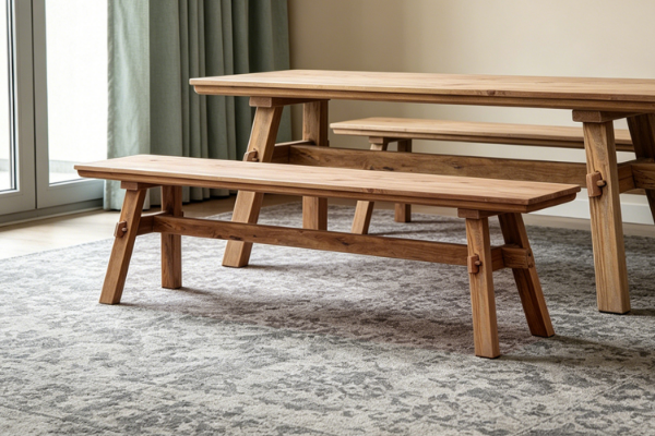 Picture of SHEETA 100% Reclaimed Pine Wood Dining Bench (180x35cm)