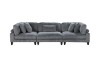Picture of VIANNA Corduroy Sectional Modular Sofa Range (Grey)