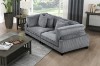Picture of VIANNA Corduroy Sectional Modular Sofa Range (Grey)