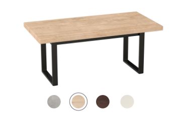 Picture of SYNERGYPLUS Modular Dining System - 160/180/200 Table Top in 4 Colors with Square Metal Legs