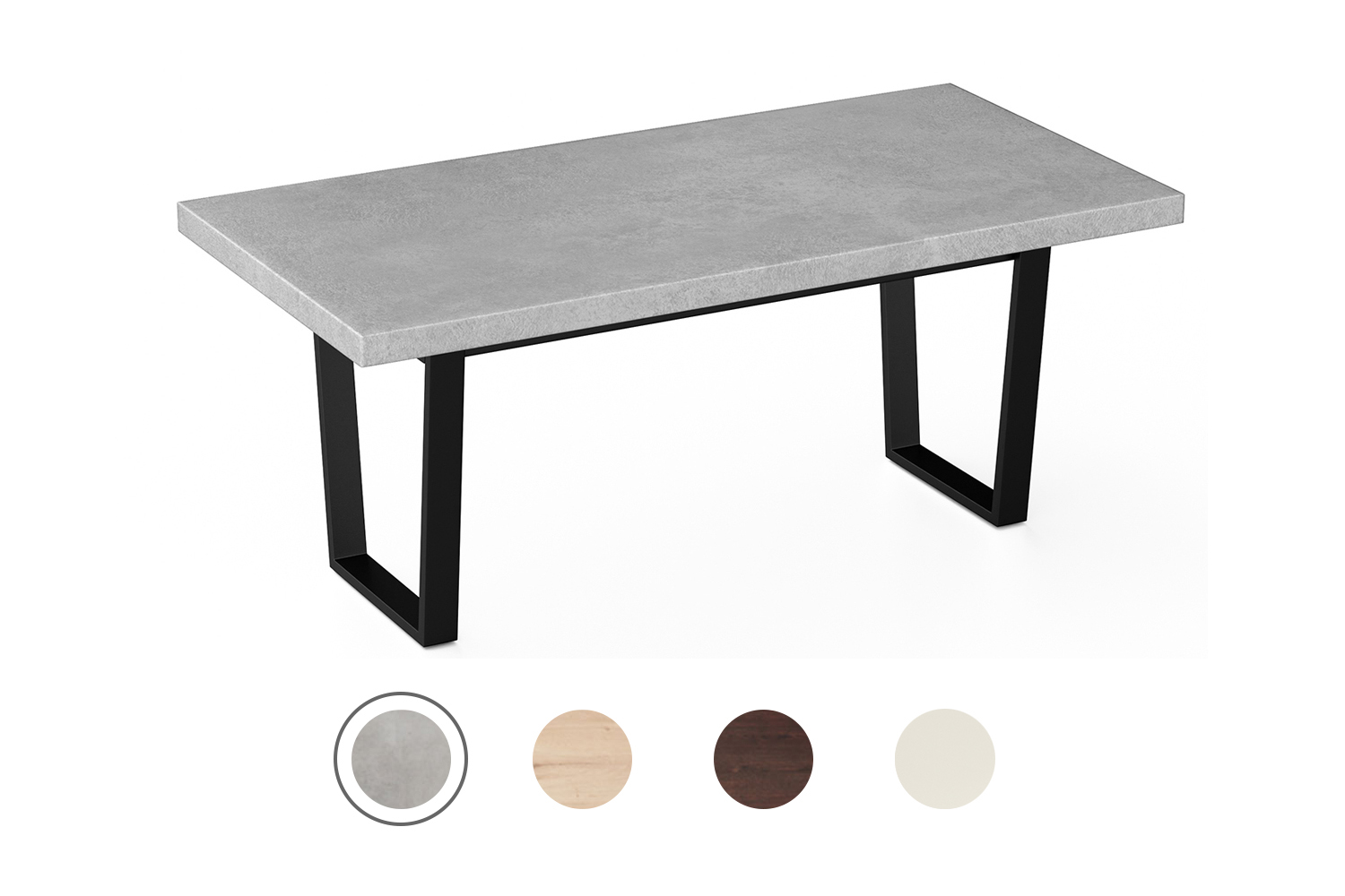 SYNERGYPLUS Modular Dining System - 160/180/200 Thick Table Top in 4 ...