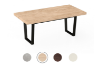 Picture of SYNERGYPLUS Modular Dining System - 160/180/200 Table Top in 4 Colors with Trapezoid Metal Legs