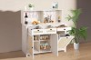 Picture of  [FLOOR MODEL CLEARANCE] NORLEN 3-Door Storage Cabinet/Buffet with LED Lighting