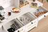 Picture of  [FLOOR MODEL CLEARANCE] NORLEN 3-Door Storage Cabinet/Buffet with LED Lighting