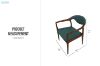 Picture of CAIRO Solid Ash Wood Armchair
