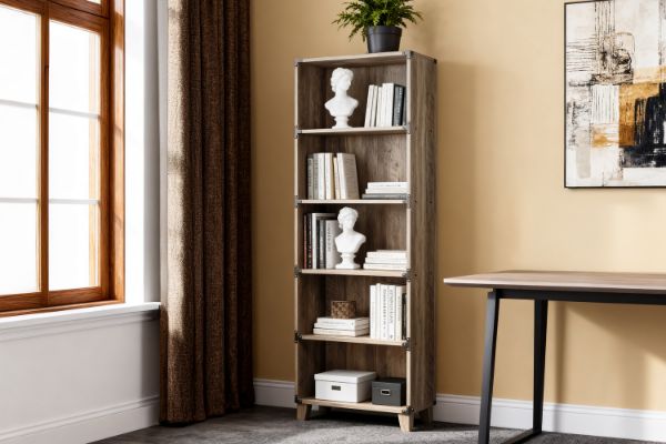 Picture of RIVERTON 5 - Tier Bookcase/Display Shelves (180x30cm)