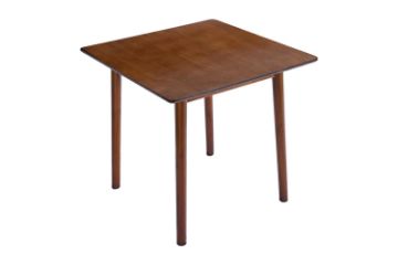Picture of WINDSOR 80 Solid Wood Square Dining Table (Walnut)