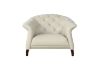 Picture of  [FLOOR MODEL CLEARANCE]  TORONTO 100% Genuine Leather Button Tufted Armchair