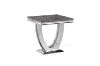Picture of  [FLOOR MODEL CLEARANCE] NUCCIO Marble Top Stainless Steel Side Table (Dark Grey)