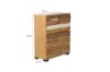 Picture of  [FLOOR MODEL CLEARANCE]  LEAMAN 6-Drawer Solid Acacia Wood Tallboy