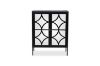 Picture of  [FLOOR MODEL CLEARANCE] STARK Steel Frame 2-Mirror Door Cabinet (Black)