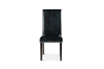 Picture of  [FLOOR MODEL CLEARANCE] SERENO High Back Vegan Leather Dining Chair (Black)