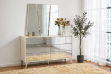 Picture of MIRORA 6-Drawer Mirrored Dresser with Mirror