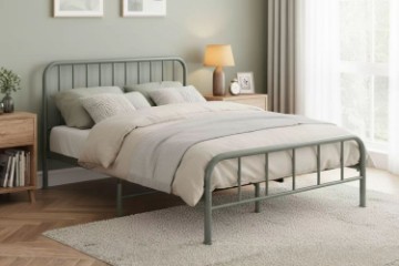 Picture of FEXON Metal Bed Frame (Grey) - King Single