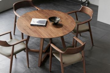 Picture of RIKA D100 Solid Wood Round Dining Table