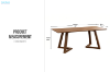 Picture of RIKA 160 Solid Wood Dining table