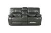 Picture of  [FLOOR MODEL CLEARANCE]  PASADENA 2RRC Reclining Sofa (Grey) - 2 Seat with Storage Console & Drawer & LED Light