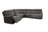 Picture of SOMNIX Manual Reclining Sectional Sofa with Storage Console & Cup Holders 