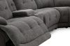 Picture of SOMNIX Manual Reclining Sectional Sofa with Storage Console & Cup Holders 