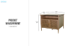 Picture of [FLOOR MODEL CLEARANCE] BROCK 2-Door Kitchen Island