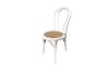 Picture of [FLOOR MODEL CLEARANCE] RAYMON Solid Beech Wood Dining Chair with Rattan Seat (White)