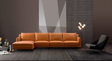 Picture of  [FLOOR MODEL CLEARANCE] CATANIA Corner Sofa with Chaise Facing Left *Genuine Leather 