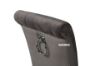 Picture of  [FLOOR MODEL CLEARANCE] AITKEN Stainless Frame Velvet Dining Chair (Dark Grey)