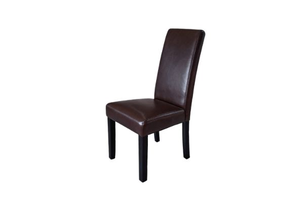 Picture of [FLOOR MODEL CLEARANCE] TIVEN High Back Dining Chair (Brown) 