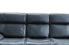Picture of  [FLOOR MODEL CLEARANCE] SOMIA 3 Seat Top-Grain Leather Manual Reclining Sofa Range (Dark Blue)