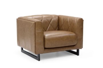 Picture of [FLOOR MODEL CLEARANCE] BERKSHIRE 1 Seater 100% Genuine Leather Sofa