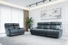 Picture of  [FLOOR MODEL CLEARANCE]  SOMIA 2 Seat  Top-Grain Leather Manual Reclining 2RR Sofa (Dark Blue)