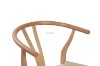 Picture of WISHBONE Solid Beech Wood Y Replica Chair (Natural Frame-Beige Seat) - Each