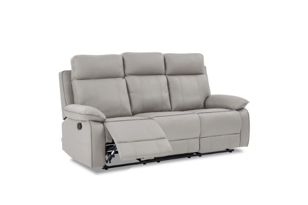 Picture of  [FLOOR MODEL CLEARANCE] SORIANO 3 Seat Air Leather Manual Reclining Sofa