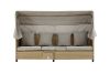Picture of [FLOOR MODEL CLEARANCE] COSTA Adjustable Outdoor Lounge Day Bed with Canopy
