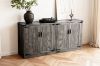 Picture of  [FLOOR MODEL CLEARANCE]  DORN 4-Door Storage Cabinet with Shelves (Grey) - copy