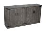 Picture of  [FLOOR MODEL CLEARANCE]  DORN 4-Door Storage Cabinet with Shelves (Grey) - copy