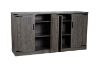 Picture of  [FLOOR MODEL CLEARANCE]  DORN 4-Door Storage Cabinet with Shelves (Grey) - copy