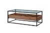 Picture of [FLOOR MODEL CLEARANCE] GLACIER 110 Tempered Glass Top Coffee Table 