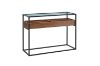 Picture of [FLOOR MODEL CLEARANCE] GLACIER 110 Tempered Glass Top Console Table