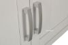Picture of [FLOOR MODEL CLEARANCE] SICILY 130x100cm 4-Door Solid Wood with Ash Top Display Cabinet