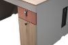 Picture of [FLOOR MODEL CLEARANCE] FOCUS 240 Office System 4-Seater Desk with Cabinets 