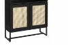 Picture of  [FLOOR MODEL CLEARANCE] SAILOR 168x80cm Bookshelf with Rattan Design (Black) 