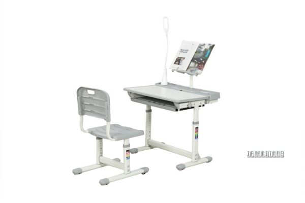 Picture of  [FLOOR MODEL CLEARANCE] MINI Ergonomic Height Adjustable Kid's Desk and Chair (Grey) 