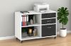 Picture of [FLOOR MODEL CLEARANCE]ZYLO File Cabinet with Wheels and 3 Lockable Drawers