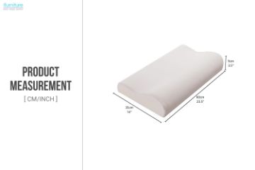 Picture of 322-010 Wavy Memory Foam Pillow