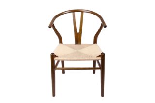 Picture of WISHBONE Solid Beech Wood Y Replica Chair (Walnut) - Each