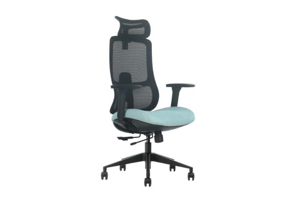 Picture of ALUX High Back Office Chair with Adjustable Headrest & Backrest, 3D Armrests and Seat Slider