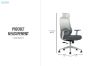 Picture of AVERY High Back Office Chair with Adjustable Lumbar Support, Lift-Up Armrests & Sliding Seat