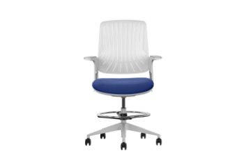 Picture of AERIS Mid Back Office Chair with Adjustable Seat Height, Synchronous Seat & Back Glide